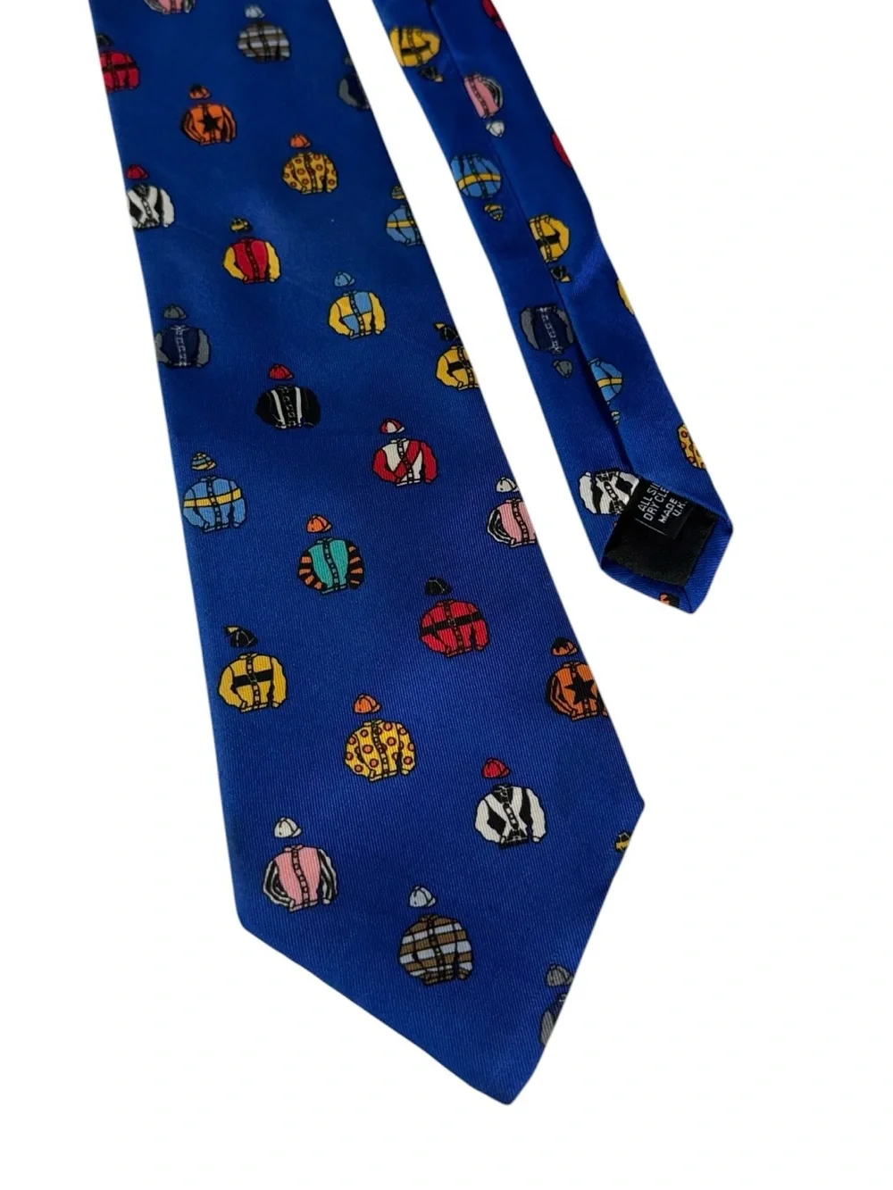 Cheltenham Gold Cup Silk Tie Racecourse Equestrian Jockey Made in‎ UK